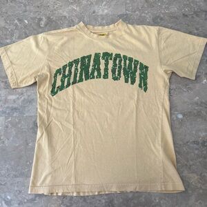 Chinatown Market Grass Logo T-Shirt Yellow Size S